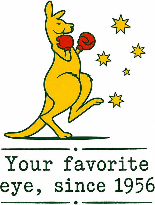 Your Favorite Eye Since 1956 — Boxing Kangaroo