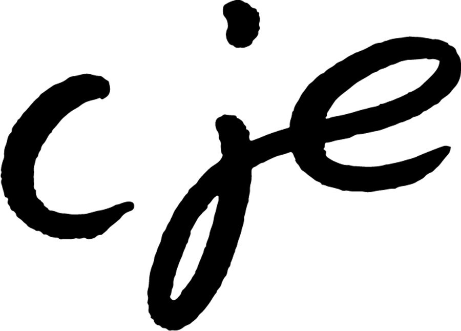 CJE.IO Script Logo — Black
